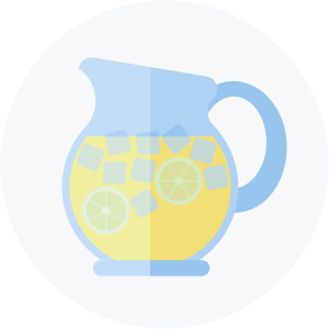 Illustration of a pitcher of lemonade