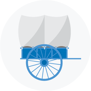 Illustration of an ox cart