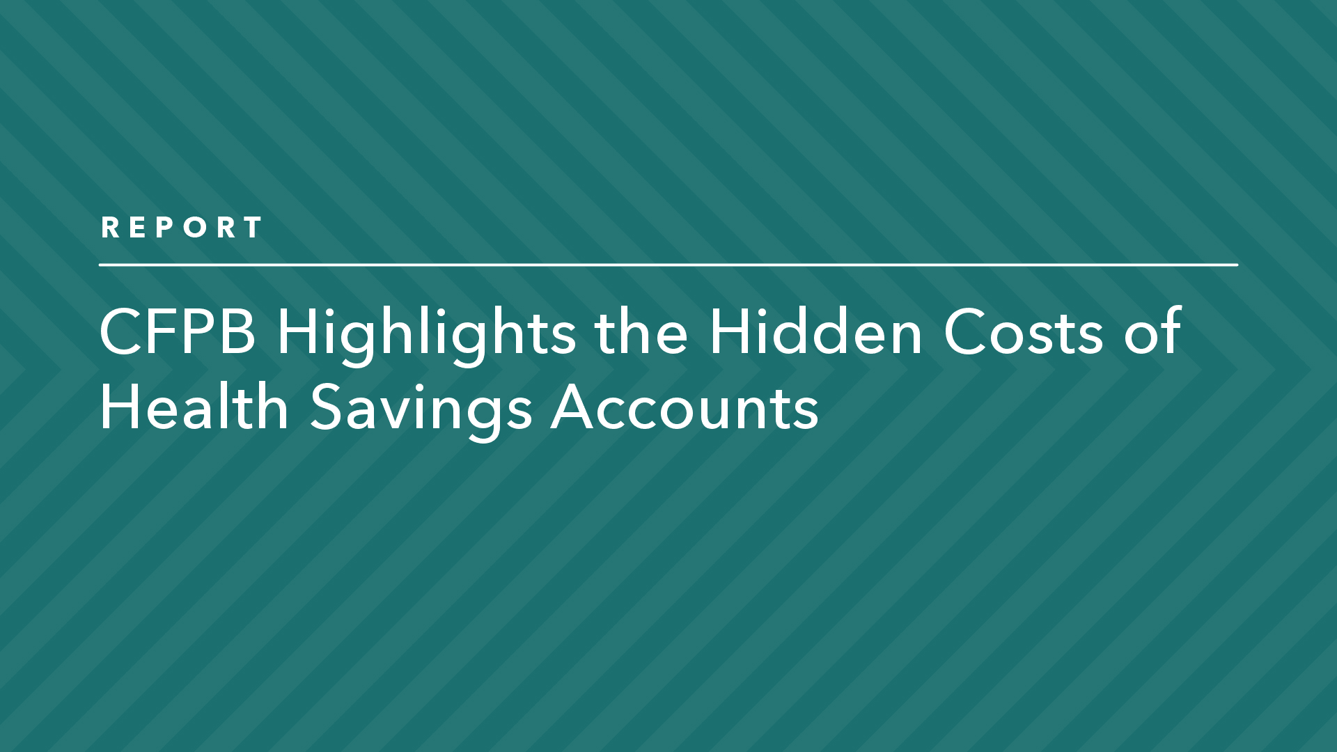 Health Savings Account Issue Spotlight